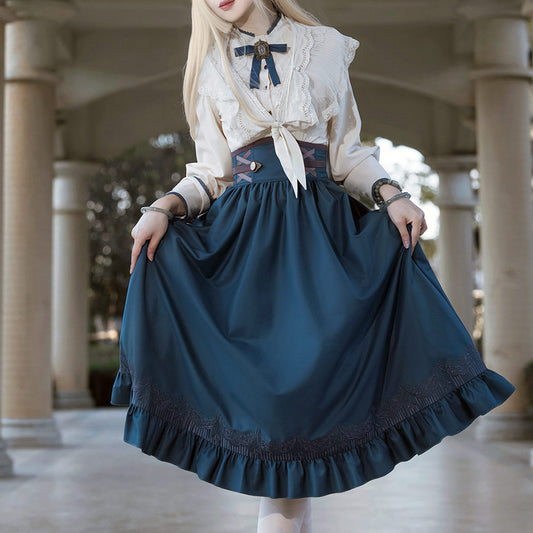 Bow Lolita Skirt Set SE23885