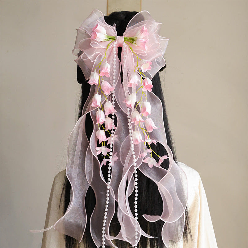 Bow and Flower Hair Accessory SE23935