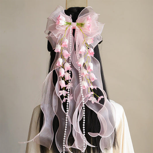 Bow and Flower Hair Accessory SE23935