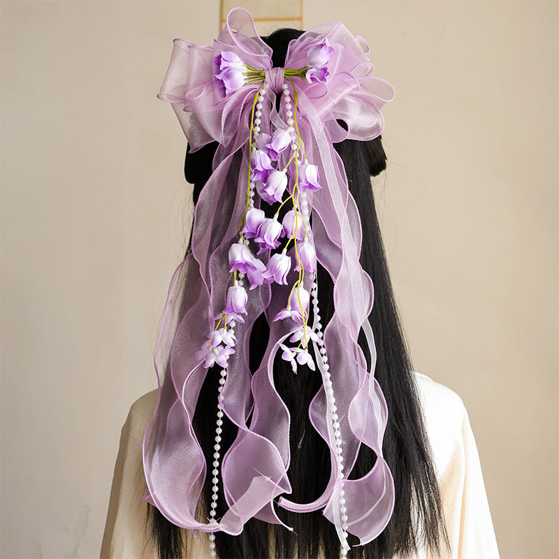 Bow and Flower Hair Accessory SE23935