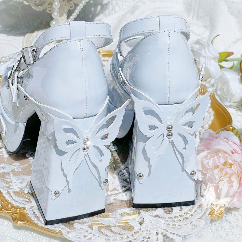 Butterfly Heels Shoes SE23196