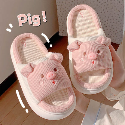 Cartoon Animal Pig Slippers SE22875