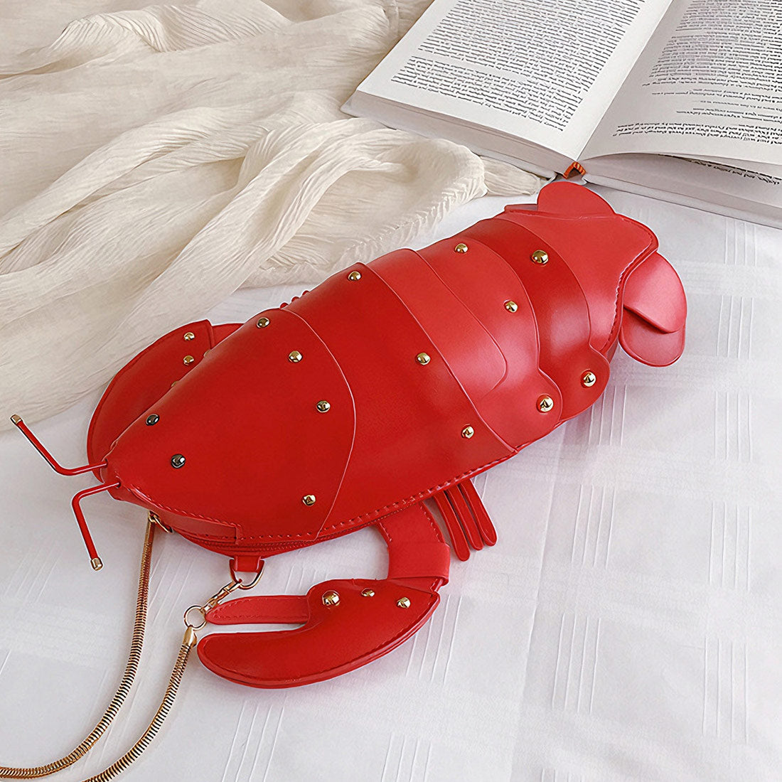 Cartoon Lobster Shoulder Bag SE23804