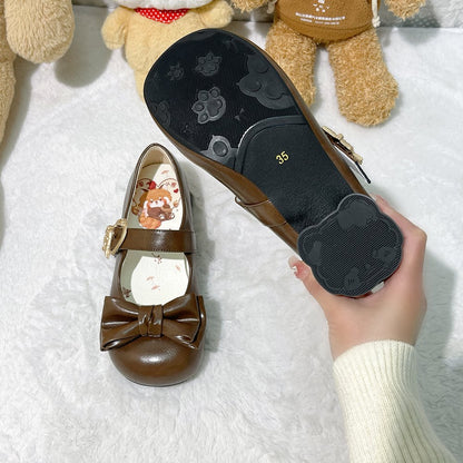 Cat Claw Bow Heel Shoes SE23916