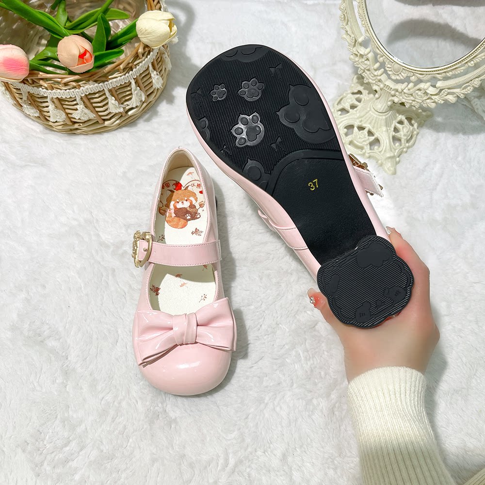 Cat Claw Bow Heel Shoes SE23916