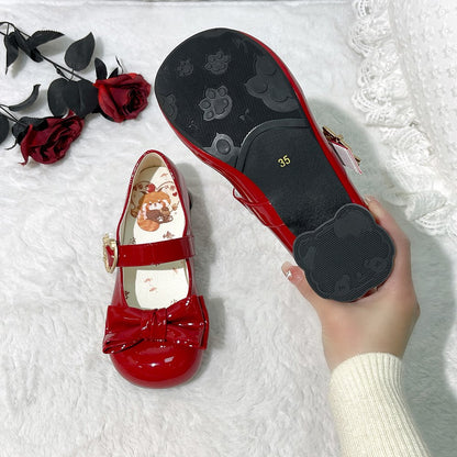 Cat Claw Bow Heel Shoes SE23916