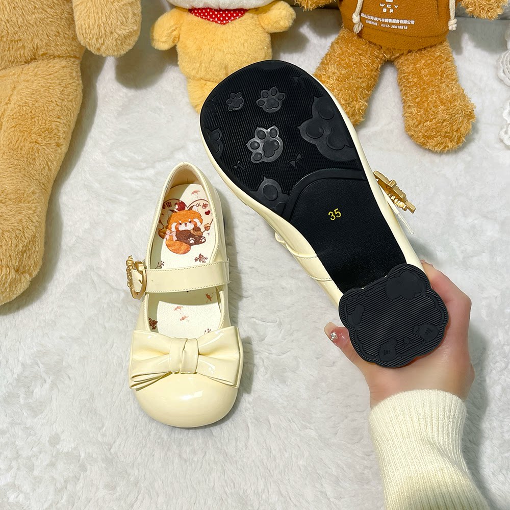 Cat Claw Bow Heel Shoes SE23916