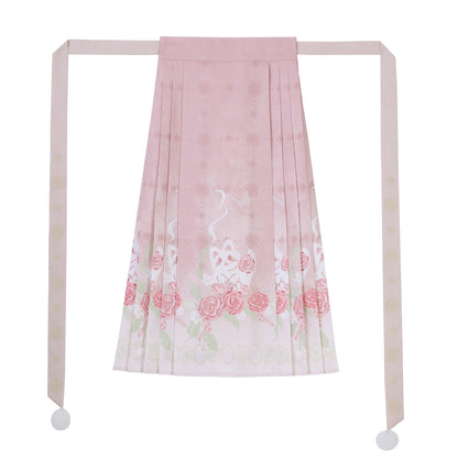 Cat Flower Skirt Set SE23318