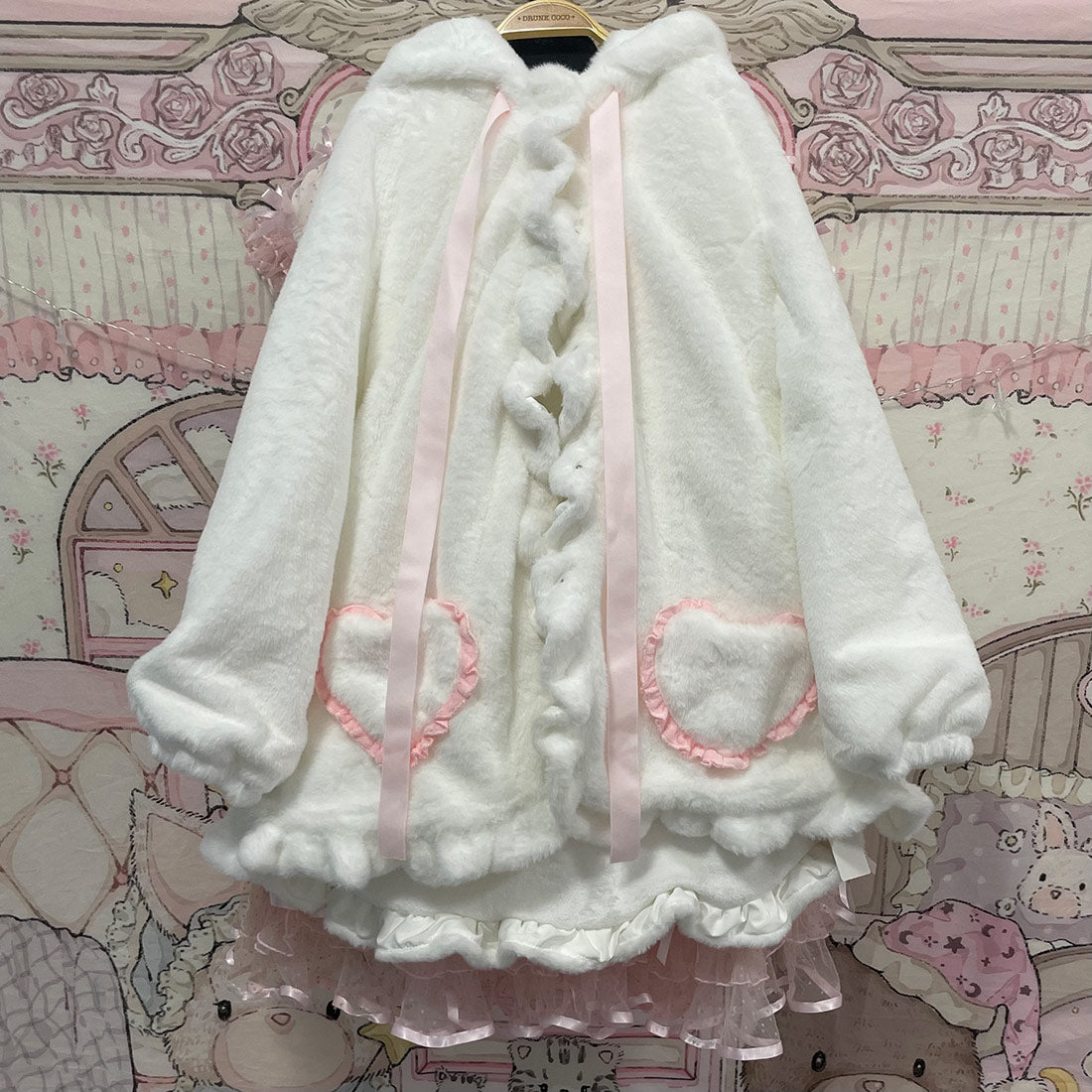 Cute Rabbit Hoodie Coat SE23803