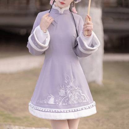 Cute Warm Rabbit Dress Set SE23007