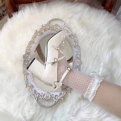 Elegant Bow Heels Shoes SE23620