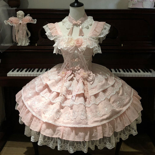 Elegant Bow Lace Lolita Dress SE23792