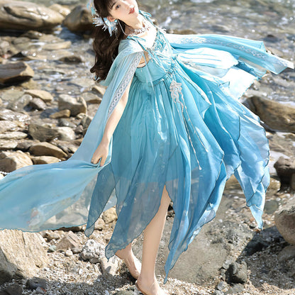 Elegant Fairy Cape Dress SE2375