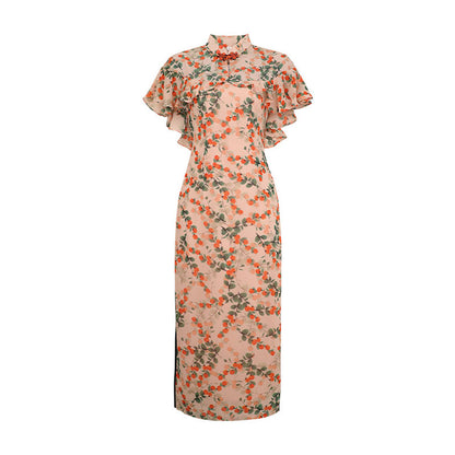 Elegant Fruit Pattern Cheongsam Dress SE22828