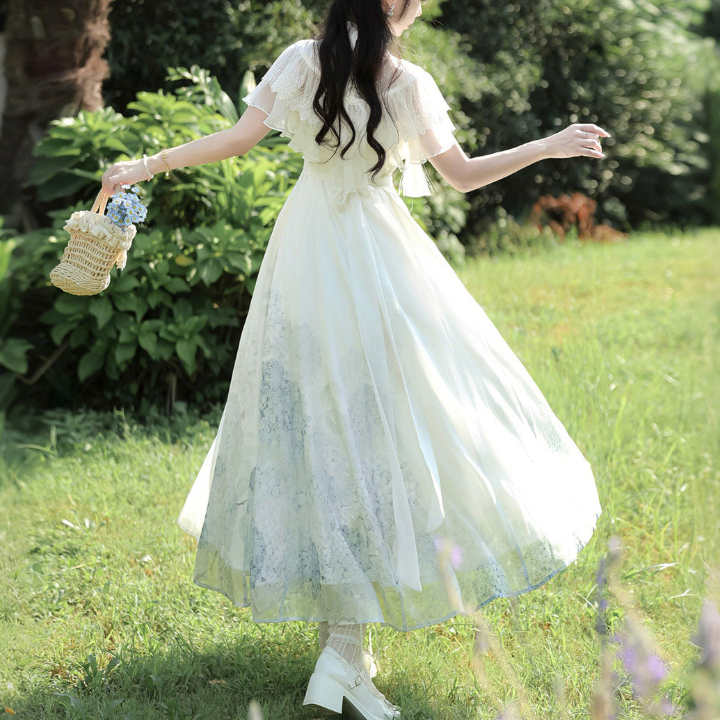 Elegant Lolita Floral Dress SE23889