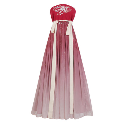 Embroidered Flower Hanfu Dress SE23091