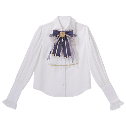Embroidery Bow Purple Lolita Set SE23843