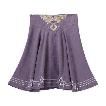 Embroidery Bow Purple Lolita Set SE23843