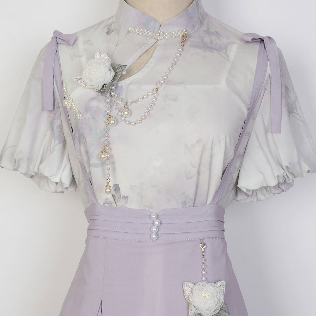Floral Bow Skirt Set SE23156