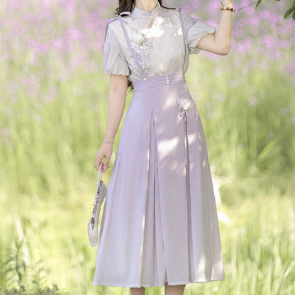 Floral Bow Skirt Set SE23156