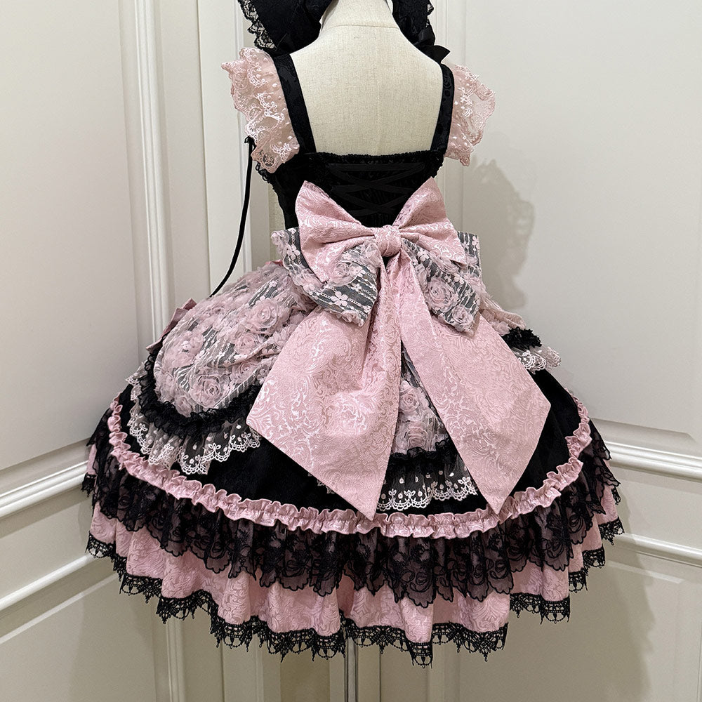 Flower Bow Lace Dress SE23710