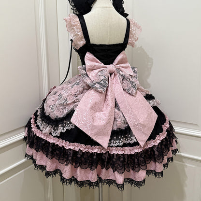 Flower Bow Lace Dress SE23710