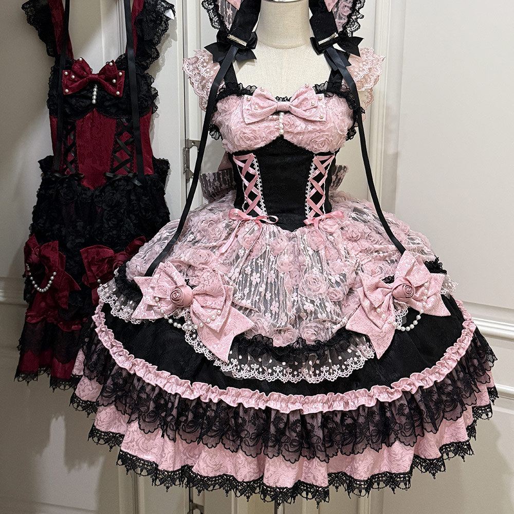 Flower Bow Lace Dress SE23710