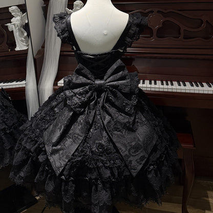 Flower Bow Lace Dress SE23710