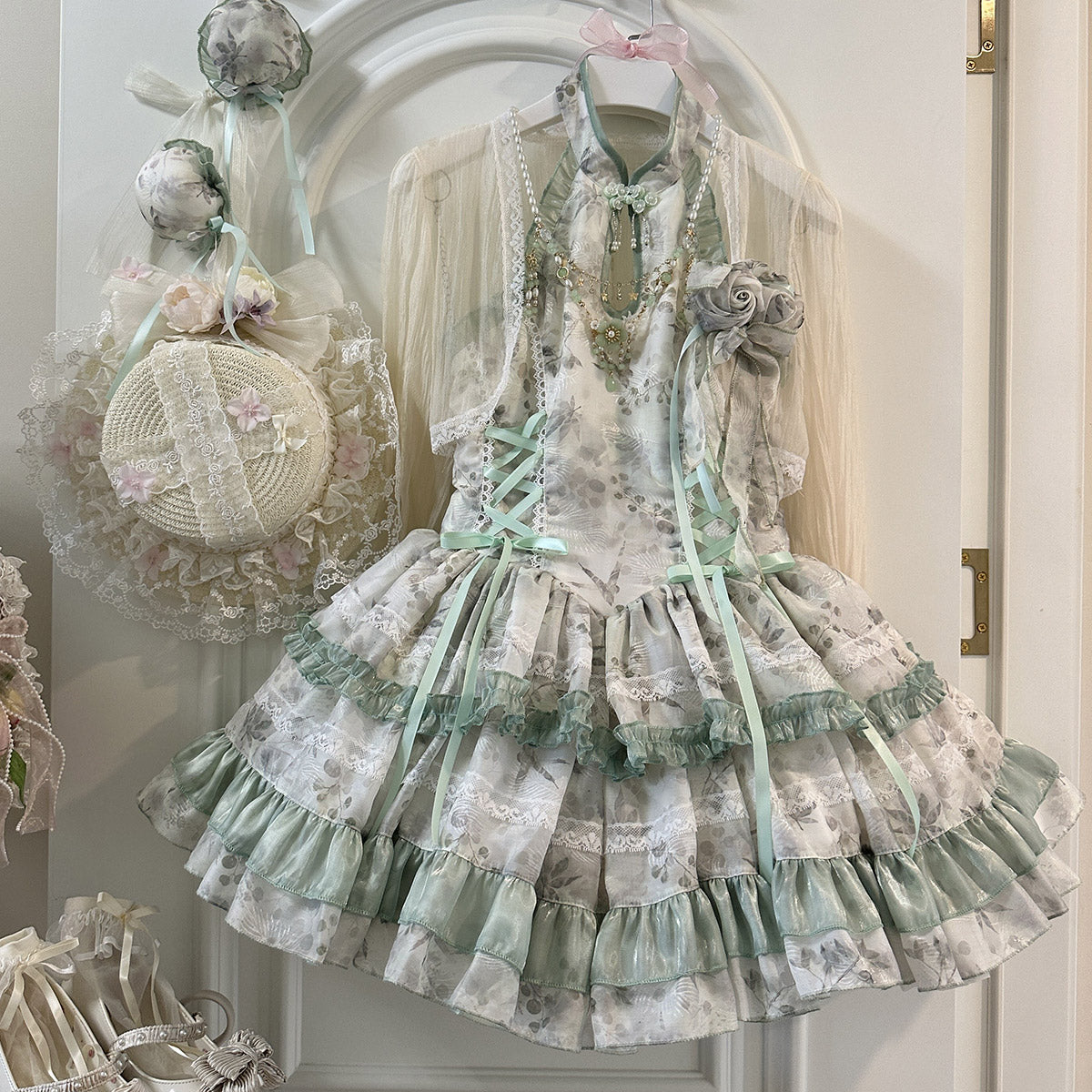 Flower Ribbon Dress SE23774