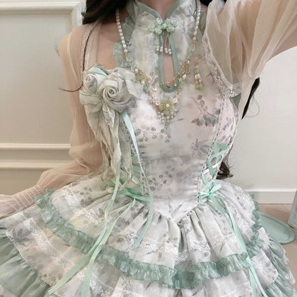 Flower Ribbon Dress SE23774