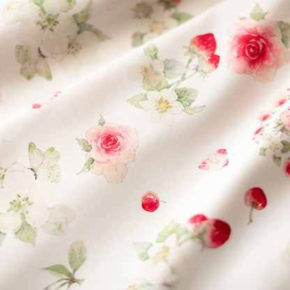 Flower Strawberry Halter Dress SE23600
