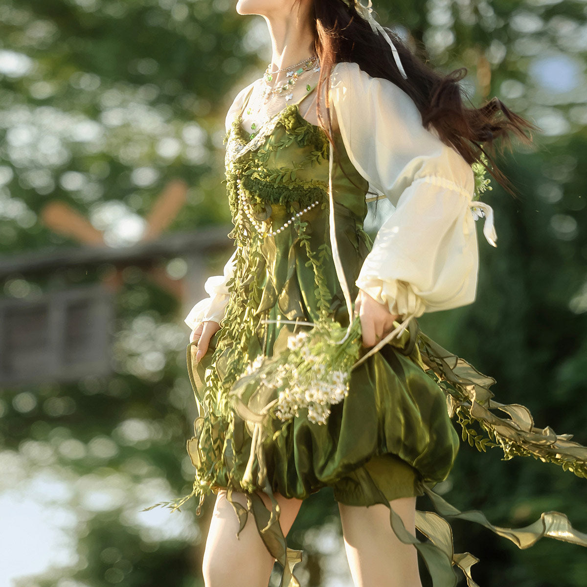 Forest Leaf Skirt Set SE23863