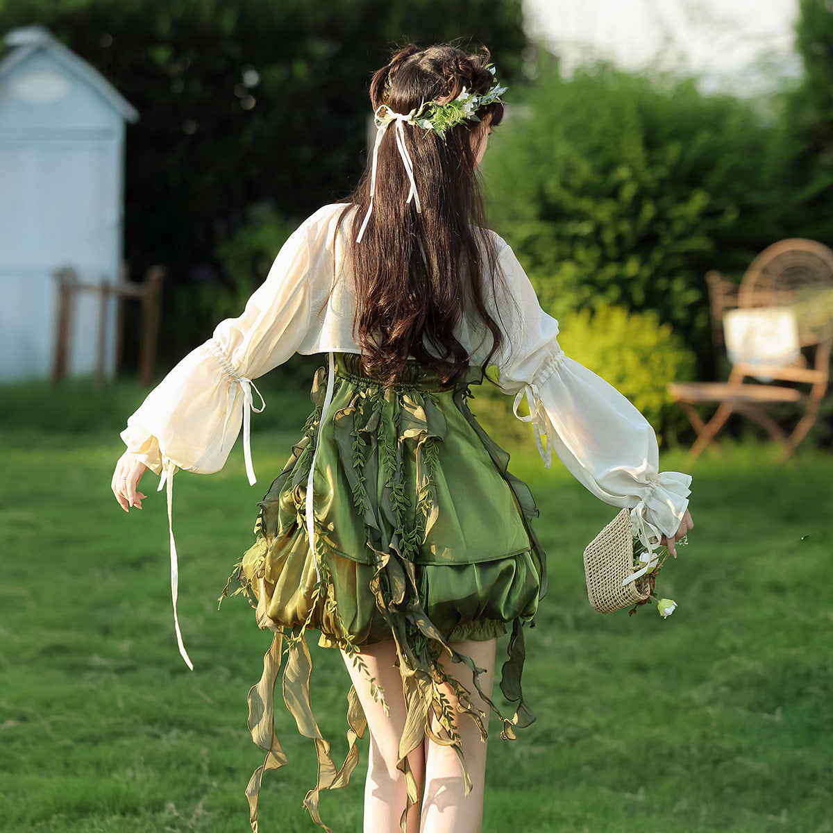 Forest Leaf Skirt Set SE23863