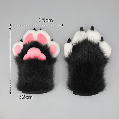 Fursuit Paws Fluffy Gloves SE22922