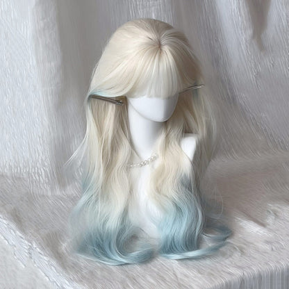 Gradient Blue Wigs SE23627