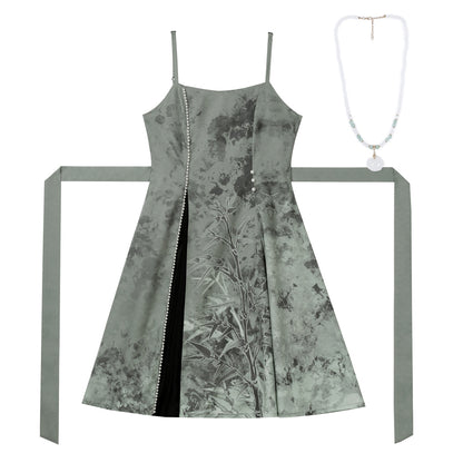 Green Bamboo Lolita Dress Set SE23838