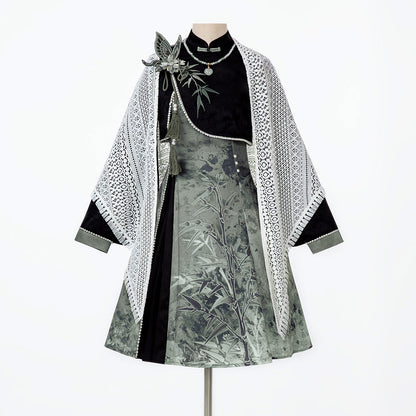 Green Bamboo Lolita Dress Set SE23838