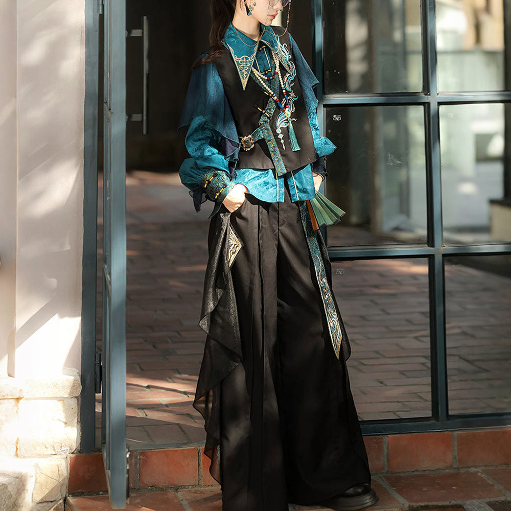Hanfu Vest Top Pants Set SE23716