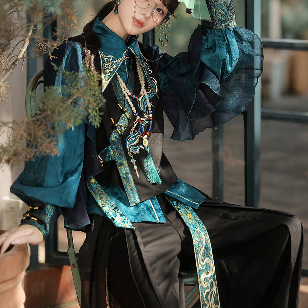 Hanfu Vest Top Pants Set SE23716