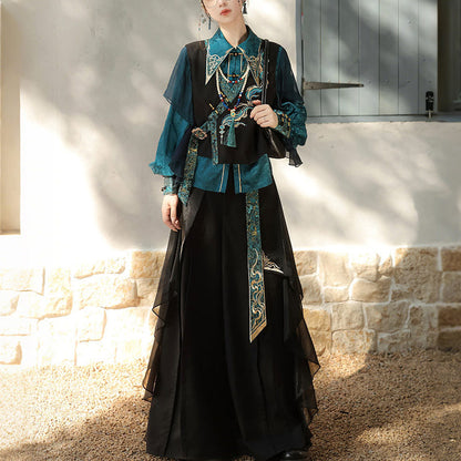 Hanfu Vest Top Pants Set SE23716