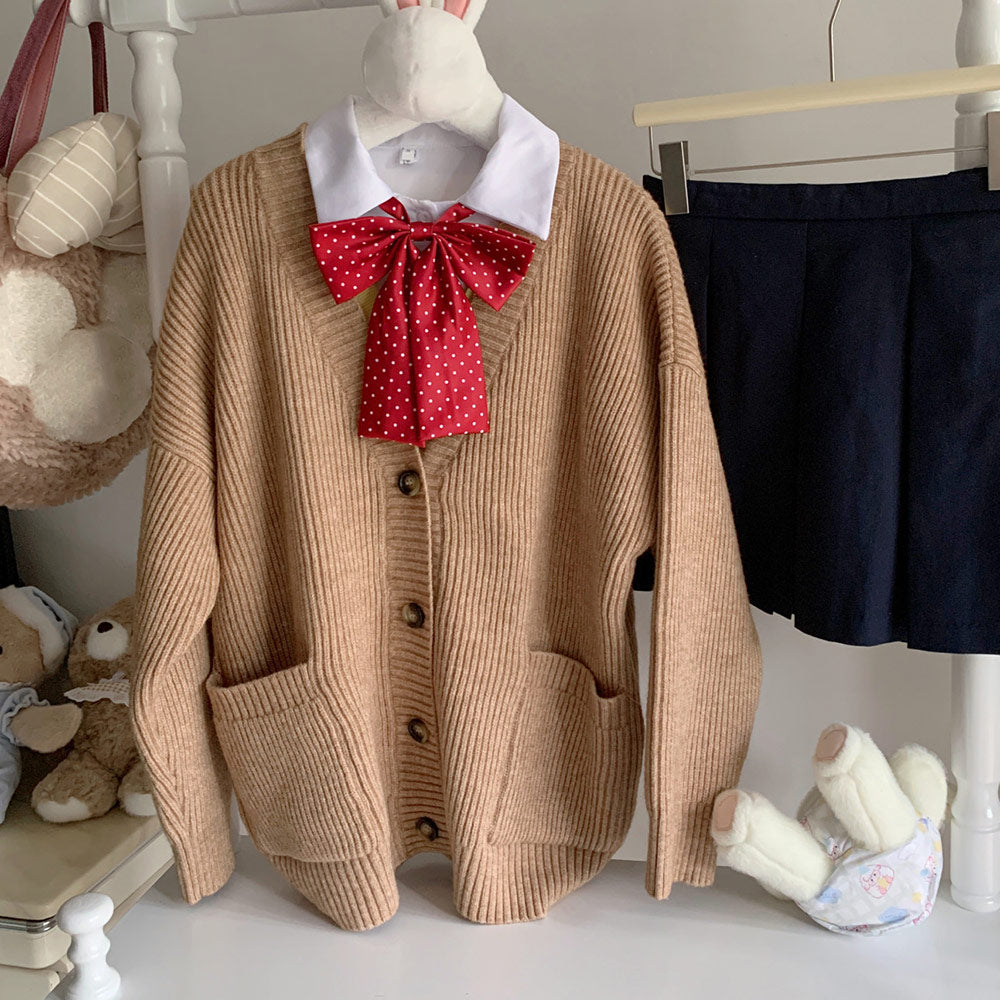 JK Knitted Cardigan Sweater Coat SE23681