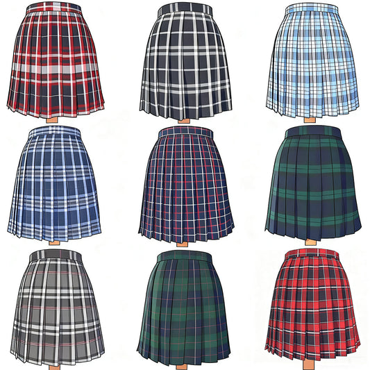 JK Plaid Skirt SE23752