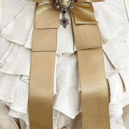 Japanese Bow Shirt Overalls Set SE23567