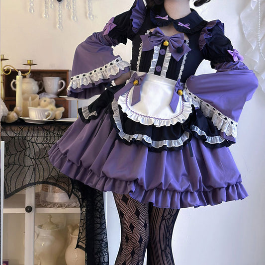 Kawaii Bow Maid  Dress SE22998