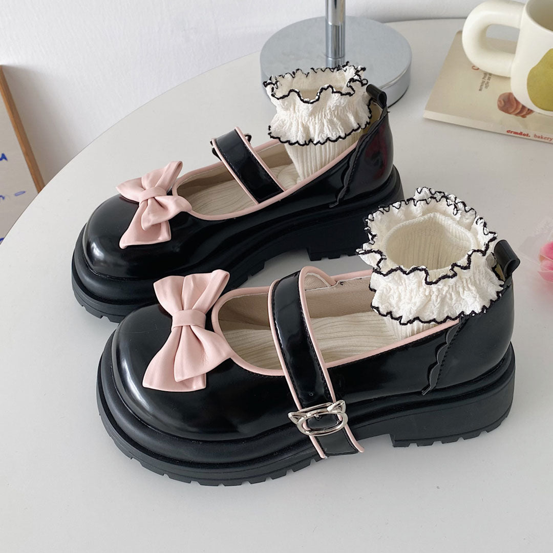 Kawaii Cat Bow Shoes SE22824