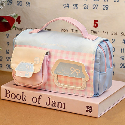Kawaii Checkered Pencil Case SE23910