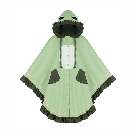 Kawaii Frog Cape Hooded Coat SE22797