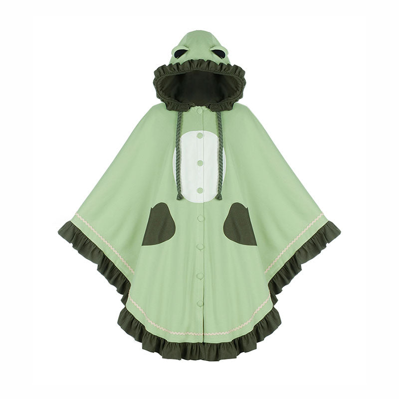 Kawaii Frog Cape Hooded Coat SE22797