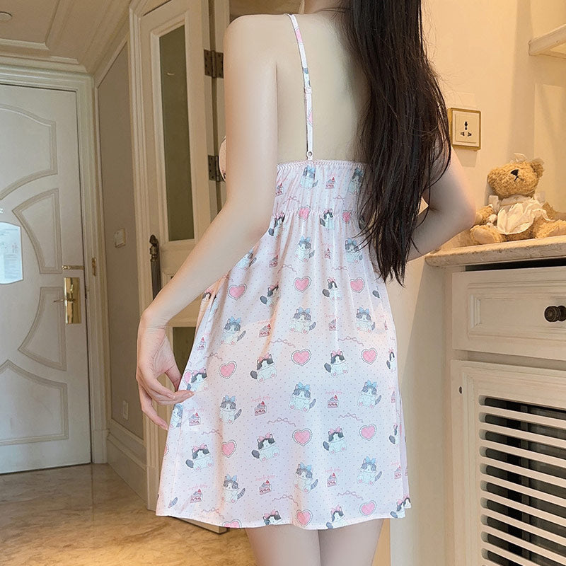 Kawaii Lace Cat Dress SE23638