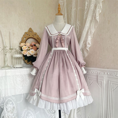 Kawaii Lolita Lace Bow Dress SE23753